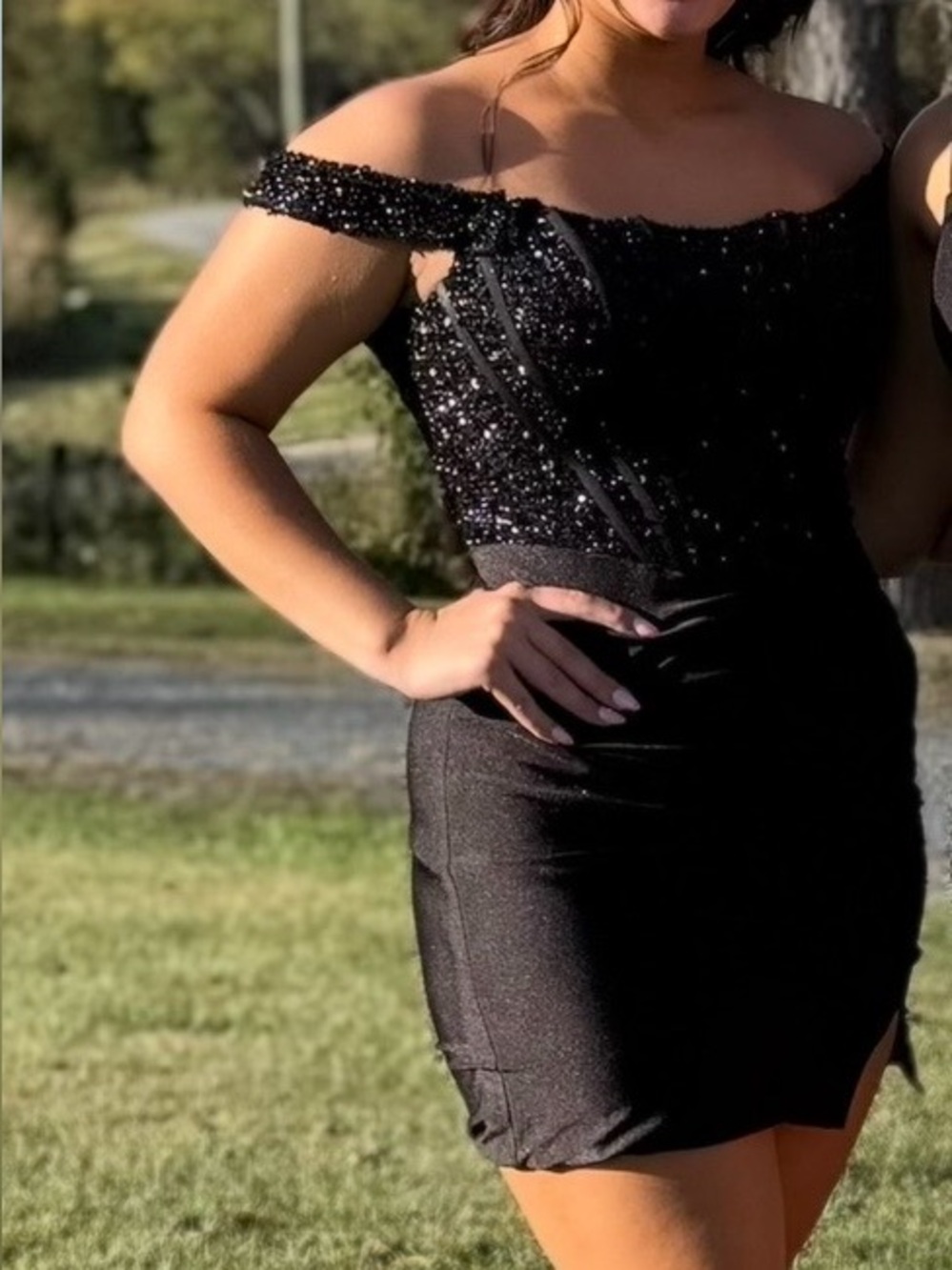 Stacee’s Black HoCo Dress